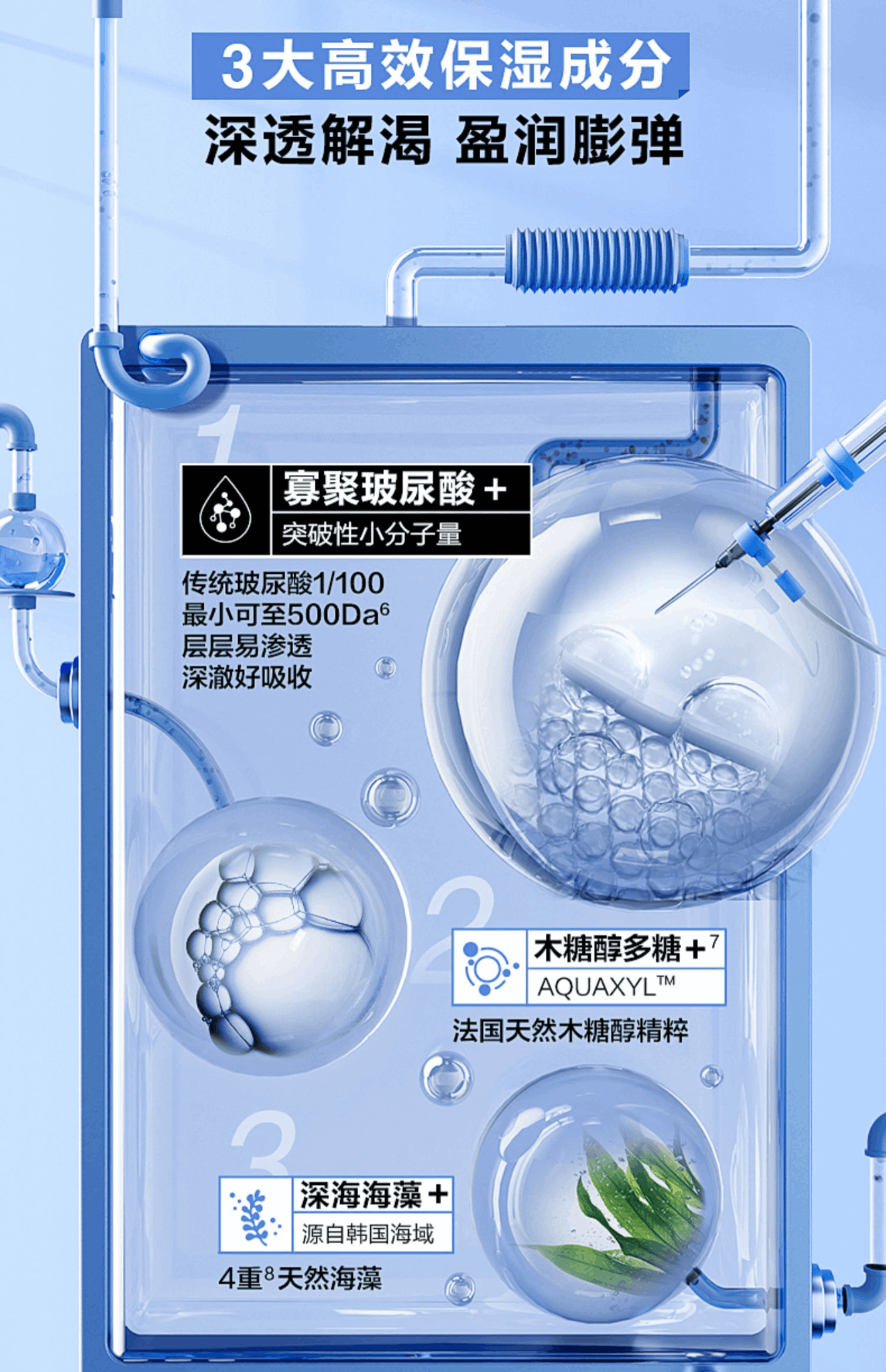 商品[国内直发] Dr. Jart|蒂佳婷   水动力活力水润蓝丸面膜5片/盒,价格¥66,第4张图片详细描述