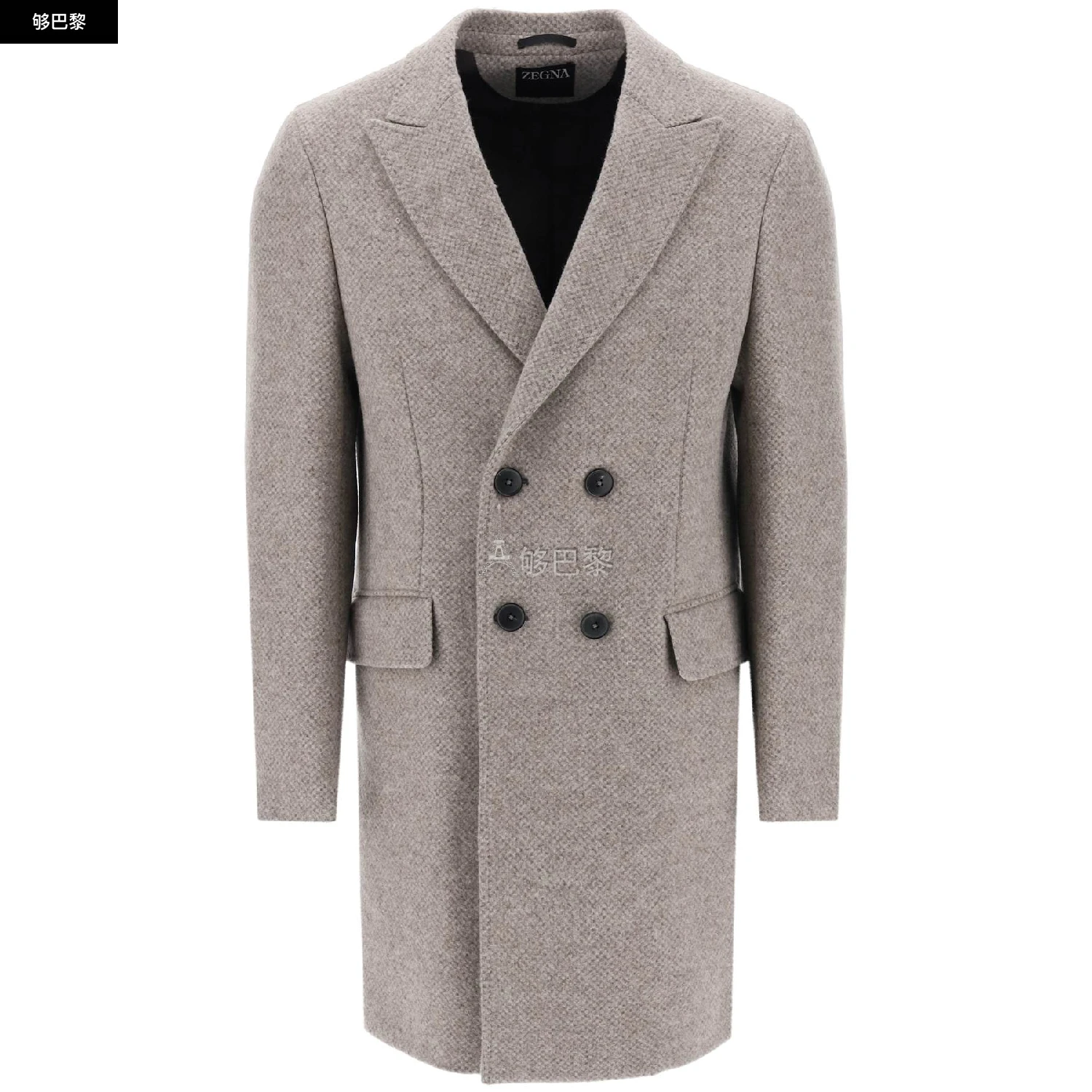 商品Zegna|【特惠3.5折】【预售】 2023秋冬 男士 大衣 夹克 2322924  689729A64DG4G0NGMU ,价格¥6658,第3张图片详细描述
