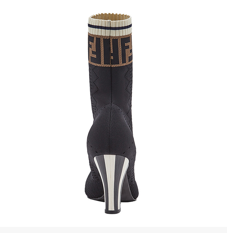 商品Fendi|Fendi 芬迪 黑色女士袜子靴 8T6763-A3GZ-F13RH,价格¥3287,第9张图片详细描述