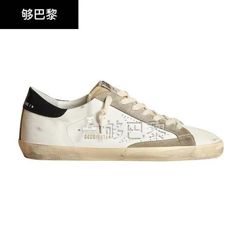 商品Golden Goose|【特惠9.0折】包邮包税【预售7天发货】 GOLDEN GOOSE 23秋冬 男士 休闲运动鞋 Super-Star Skate Con Toppa Esterna 运动鞋 GOGAH826WHT,价格¥4455,第3张图片详细描述