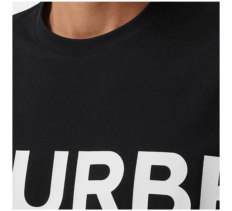 商品Burberry|BURBERRY 黑色男士T恤 8040694,价格¥1893,第8张图片详细描述