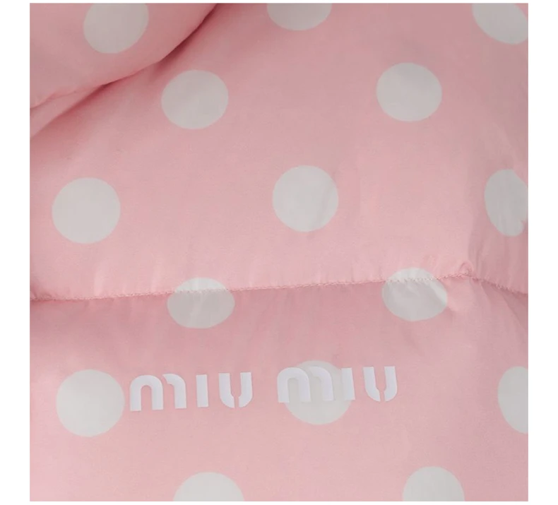 商品[国内直发] Miu Miu|MIU MIU 拼色女士羽绒服 ML721-1ZHI-F0V4C,价格¥4714,第6张图片详细描述