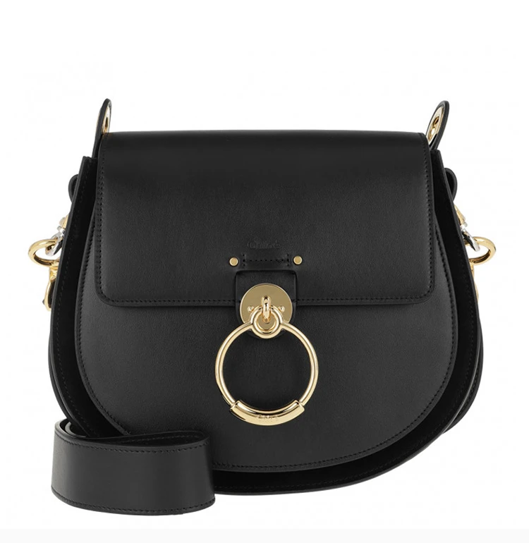 商品[国内直发] Chloé|Chloe' 蔻依 女士黑色皮革单肩包斜挎包 C18WS152-A37-001,价格¥12684,第4张图片详细描述