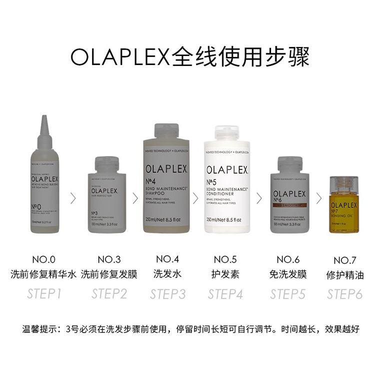 商品Olaplex|OLAPLEX 5号深层修护护发素250-1000ml 改善毛躁干枯受损,价格¥842,第6张图片详细描述