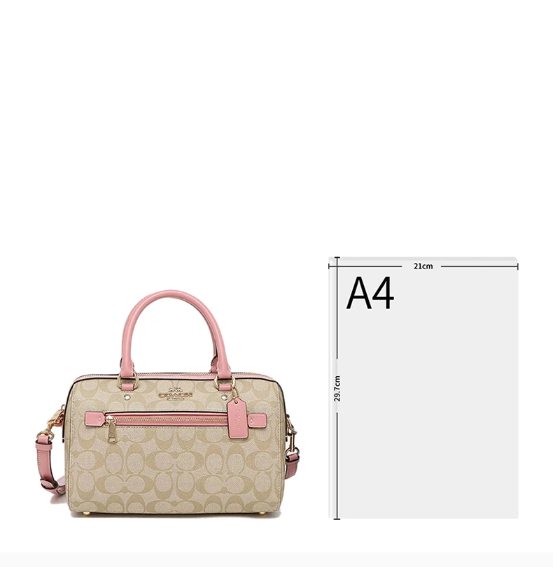 商品Coach|COACH 女士拼色手提包 F83607IMSDJ,价格¥1079,第4张图片详细描述