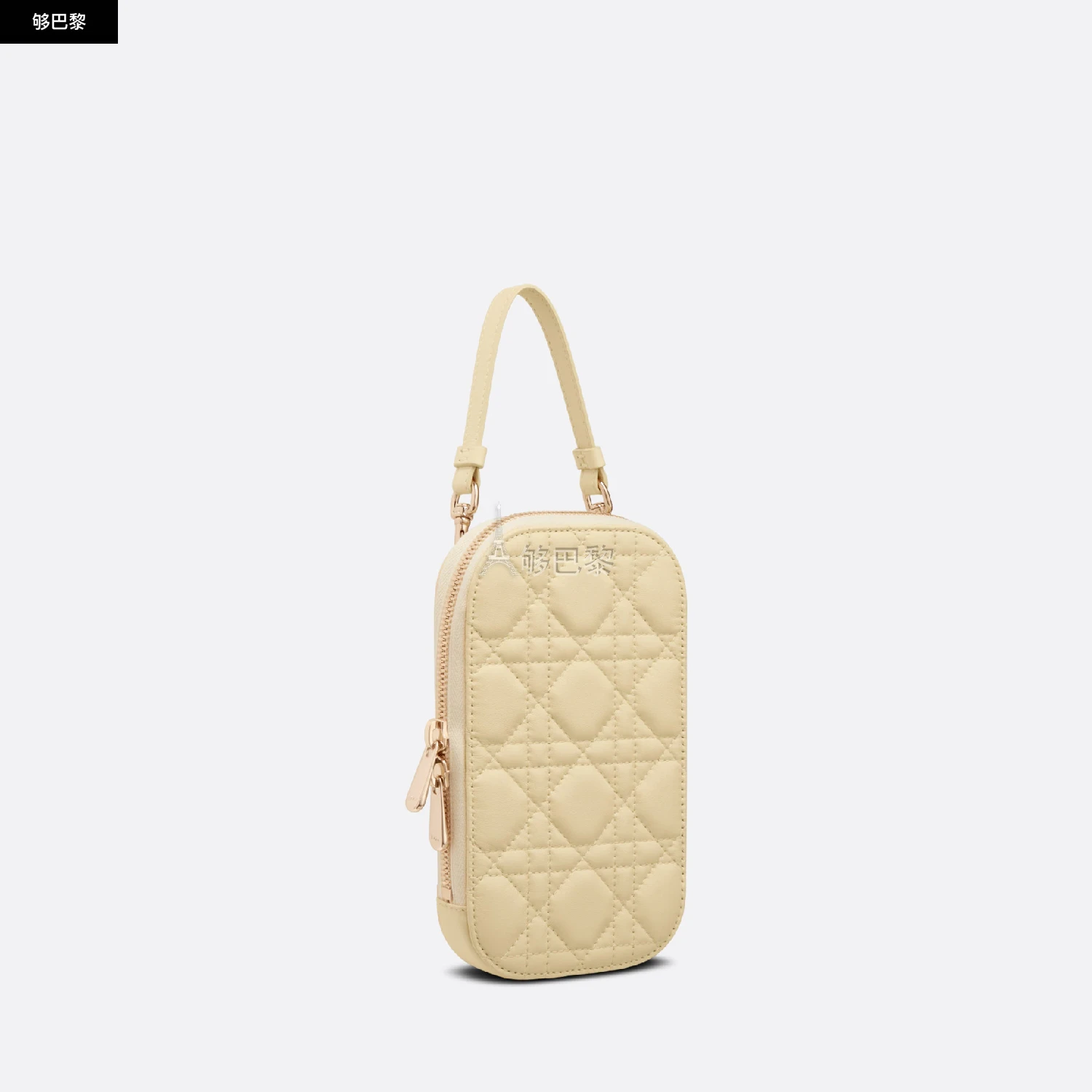商品Dior|【预售】 迪奥 25春夏 女士 手机包 Étui pour téléphone Lady Dior S0872ONMJ_M26Y ,价格¥10683,第4张图片详细描述