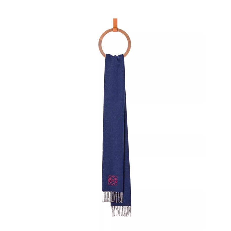 商品Loewe|LOEWE/罗意威  羊毛和羊绒双色围巾,价格¥2369,第9张图片详细描述