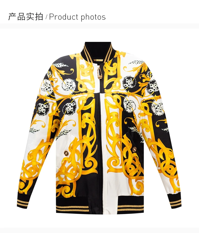 商品[国内直发] Versace|VERSACE 黑色女士夹克 A87131-A235781-A7027,价格¥10191,第4张图片详细描述