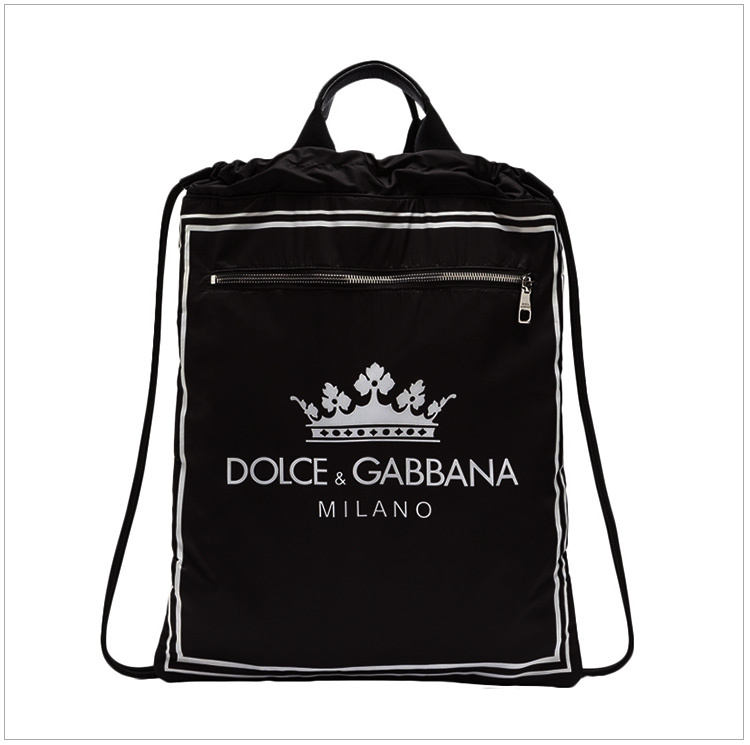商品Dolce & Gabbana|Dolce&Gabbana 杜嘉班纳 男士黑色尼龙背包 BM1459-AS637-HNR18,价格¥2151,第6张图片详细描述
