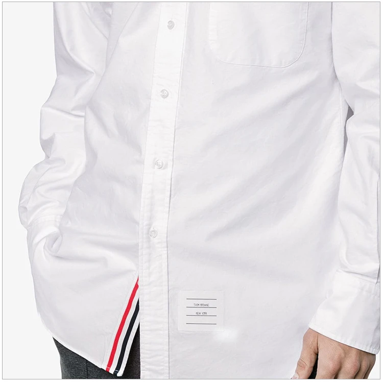 商品Thom Browne|THOM BROWNE 白色男士衬衫 MWL010E-00139-100,价格¥2367,第18张图片详细描述