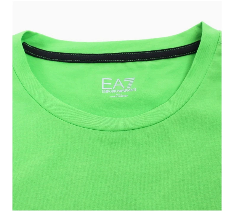商品Emporio Armani|EMPORIO ARMANI 绿色男士T恤 3YPT52-PJ03Z-1809,价格¥276,第7张图片详细描述