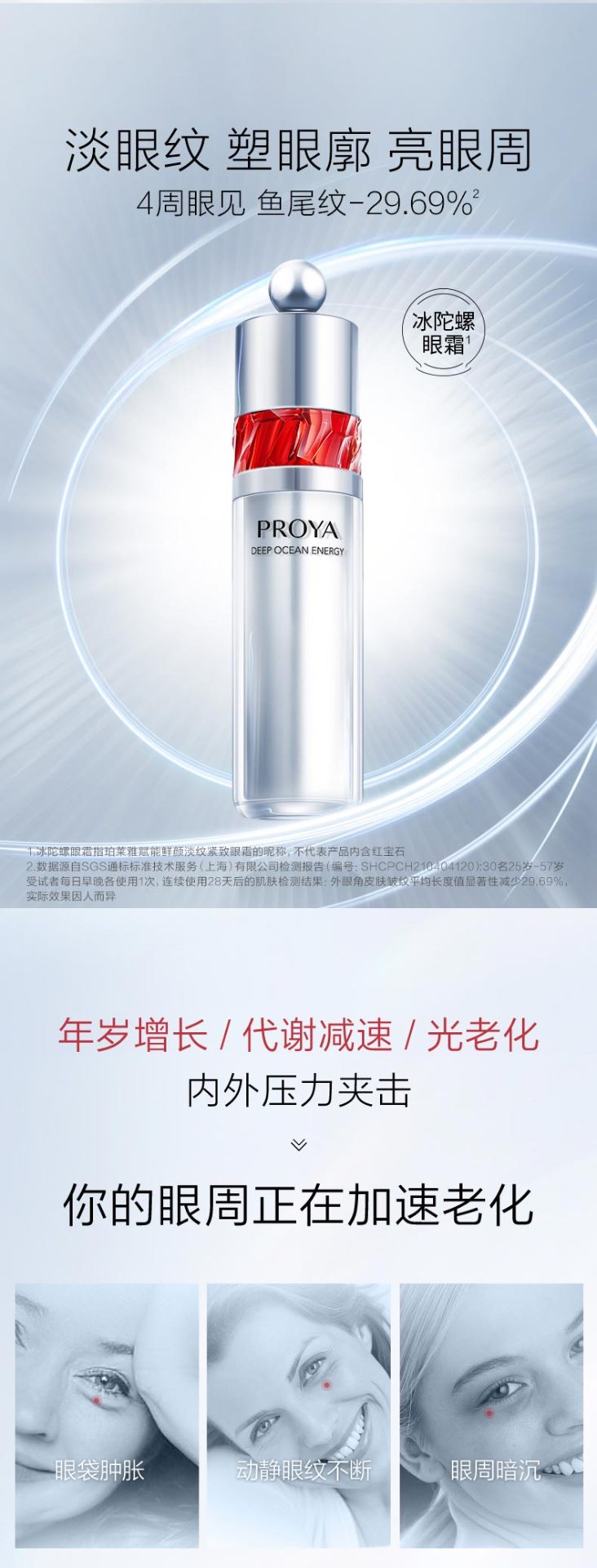 商品PROYA|珀莱雅 红宝石眼霜 20ml（赠品以实际发货为准，介意慎拍）,价格¥636,第1张图片详细描述