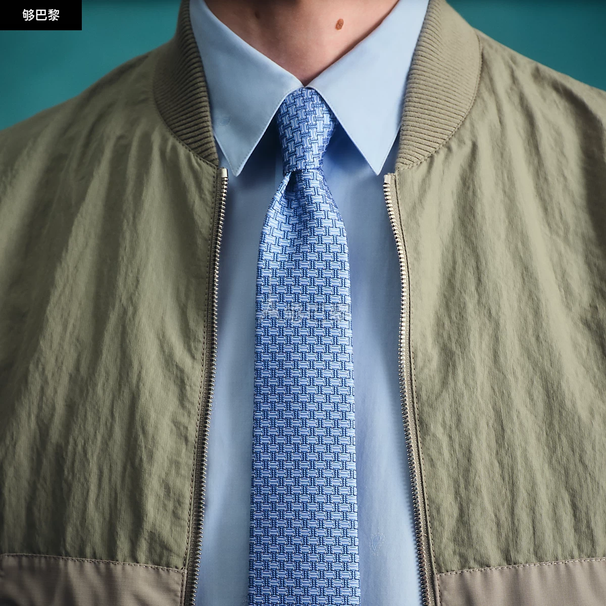 商品Hermes|【预售】 爱马仕 25春夏 男士 领带 Cravate Escape Game H339243T 03 ,价格¥3103,第4张图片详细描述