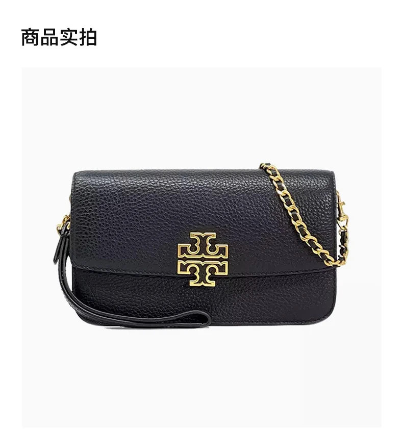 商品Tory Burch|TORY BURCH 黑色女士斜挎包 141012-001,价格¥1803,第4张图片详细描述