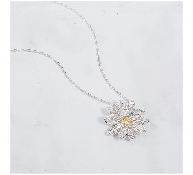 商品[国内直发] Swarovski|Swarovski 施华洛世奇 EternalFlower系列小雏菊锁骨链 5512662,价格¥467,第5张图片详细描述