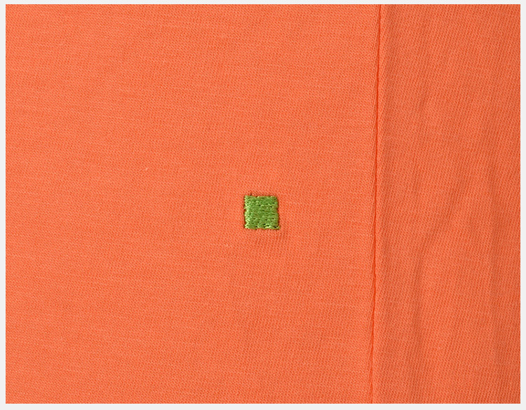 商品Hugo Boss|Hugo Boss 雨果博斯 男士橙色纯色款棉质短袖T恤 TEE-181-6415-644,价格¥484,第10张图片详细描述