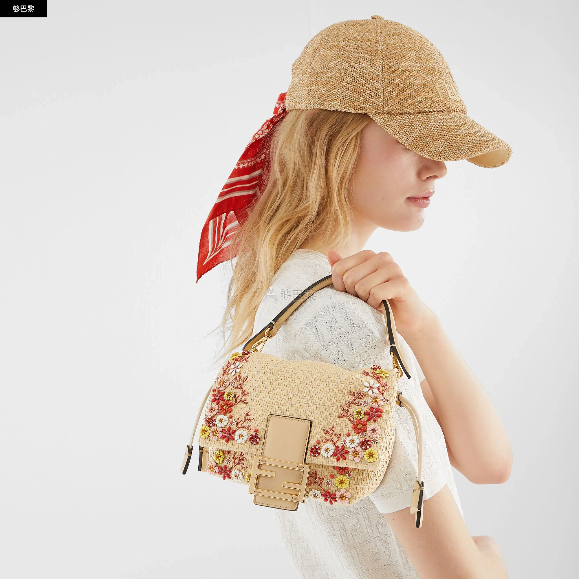 商品Fendi|【预售】 芬迪 25春夏 女士 棒球帽 Hat FXQ839AVB4F1TI8 ,价格¥5631,第5张图片详细描述