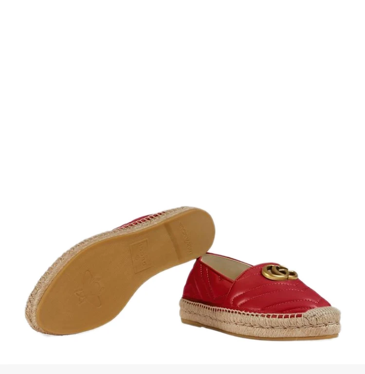 商品[国内直发] Gucci|GUCCI 红色女士渔夫鞋 551890-BKO00-6433,价格¥4806,第6张图片详细描述