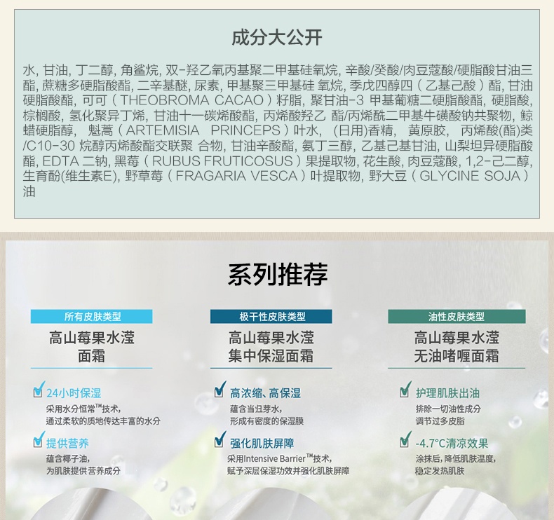 商品[国内直发] Primera|芙莉美娜高山莓果水滢集中保湿面霜50ml 23年5月,价格¥185,第24张图片详细描述