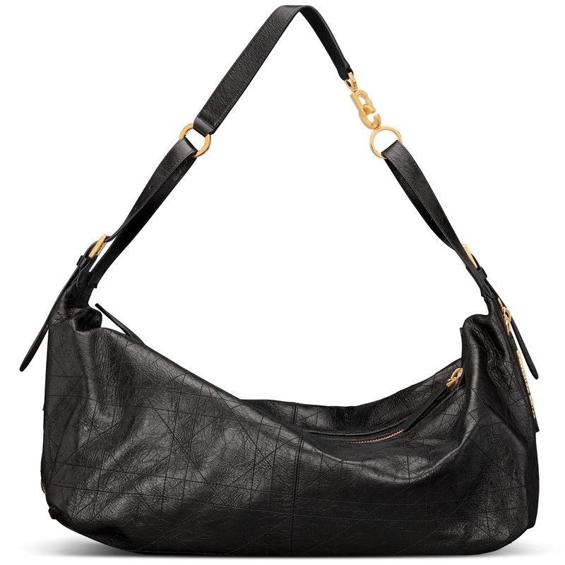 商品Dior|迪奥 D-Journey系列女士黑色小牛皮手提包 M2418UNUO_M900,价格¥36042,第7张图片详细描述
