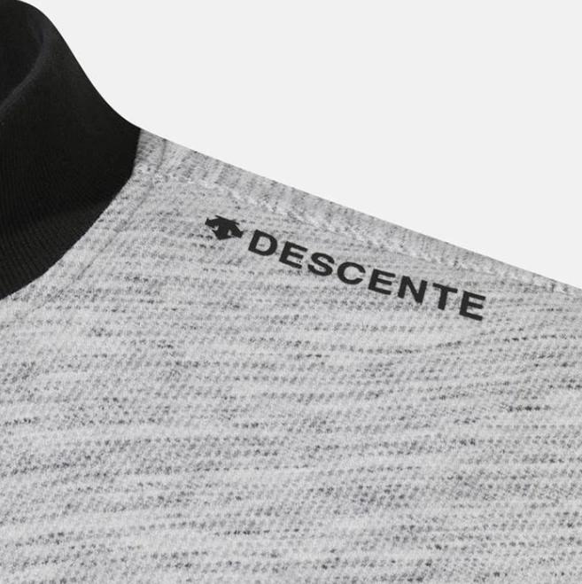 商品DESCENTE|【享贝家】ZY- 迪桑特 立领拉链休闲运动外套 男款 灰色 SN321TFT82-MGR0,价格¥553,第7张图片详细描述