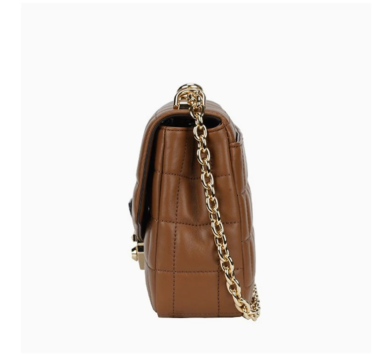商品[国内直发] Michael Kors|MICHAEL KORS 棕色女士单肩包 30F0G1SL3L-LUGGAGE,价格¥1912,第5张图片详细描述