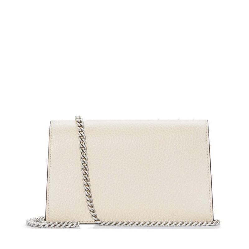 商品Gucci|GUCCI/古驰 Dionysus女士超迷你白色皮革链条单肩包 476432 CAOGM 9174,价格¥8354,第6张图片详细描述