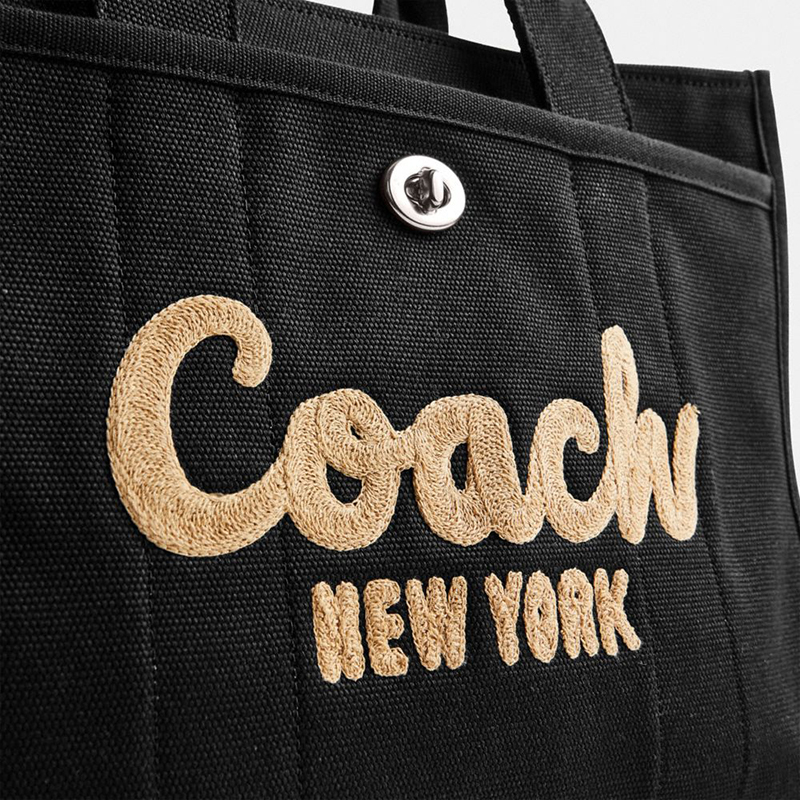 商品[国内直发] Coach|蔻驰织物黑色卡其色女包手提单肩斜挎包男女同款,价格¥1703,第2张图片详细描述