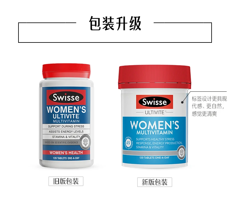 商品[国内直发] Swisse|Swisse女性女士专用活力复合维生素120粒,价格¥199,第2张图片详细描述