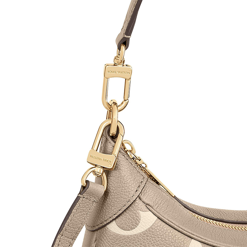 商品Louis Vuitton|【预售十天】Louis Vuitton/路易威登 BAGATELLE系列 女士鸽子灰米色老花皮革金扣配可拆卸肩带单肩斜跨手提法棍包M46112,价格¥18242,第5张图片详细描述