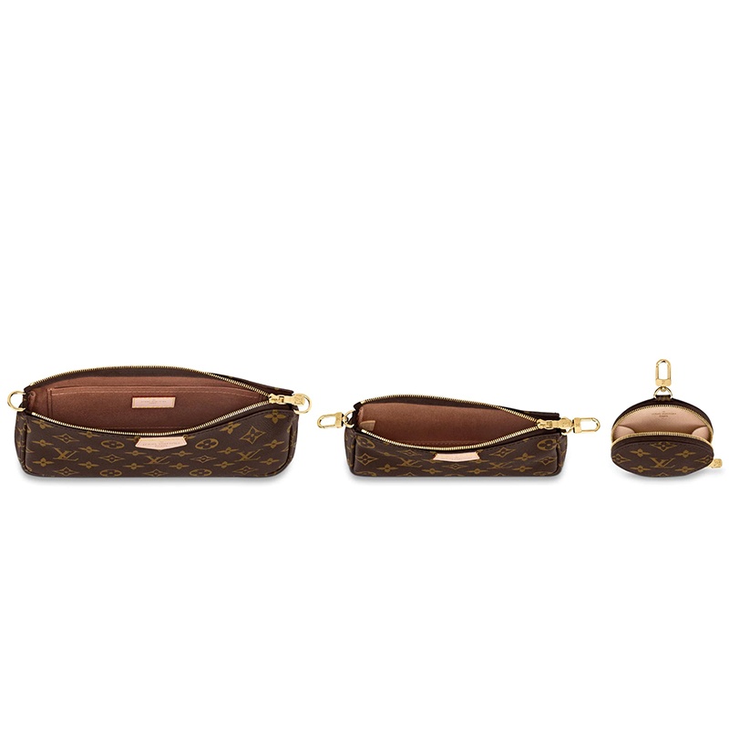 商品Louis Vuitton|【现货】路易威登 Multi Pochette女士老花帆布单肩包 M44813,价格¥19518,第3张图片详细描述