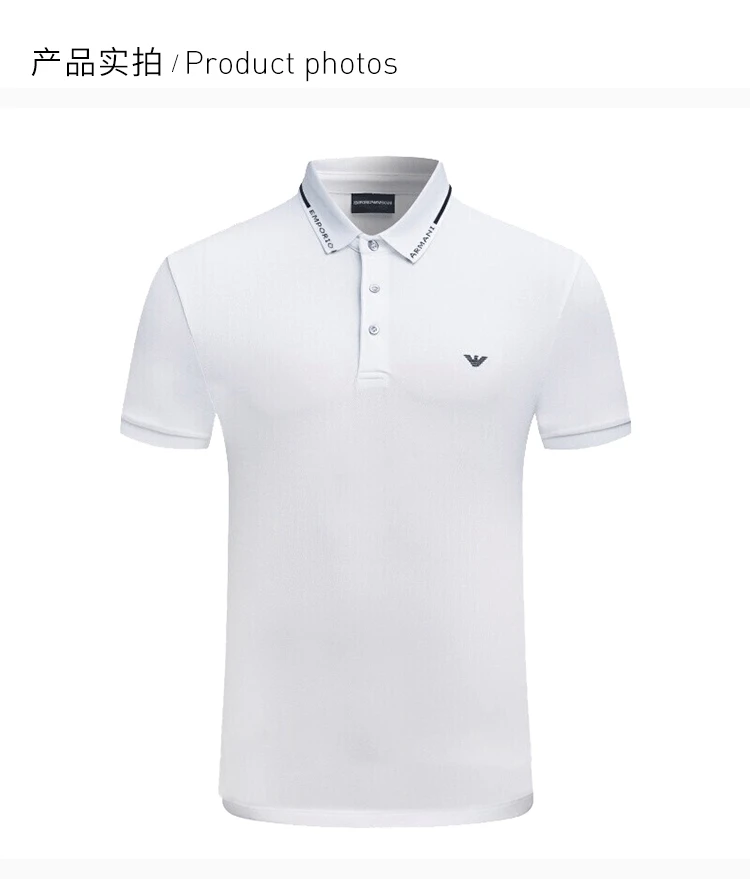 商品Emporio Armani|Emporio Armani 安普里奥 阿玛尼 男装短POLO 3G1FL3-1JBQZ-0100,价格¥737,第2张图片详细描述