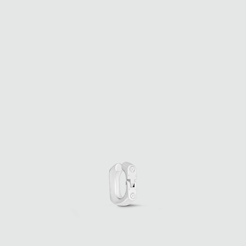 商品Louis Vuitton|LV/路易威登 男士银色黄铜耳骨夹,价格¥2606,第2张图片详细描述