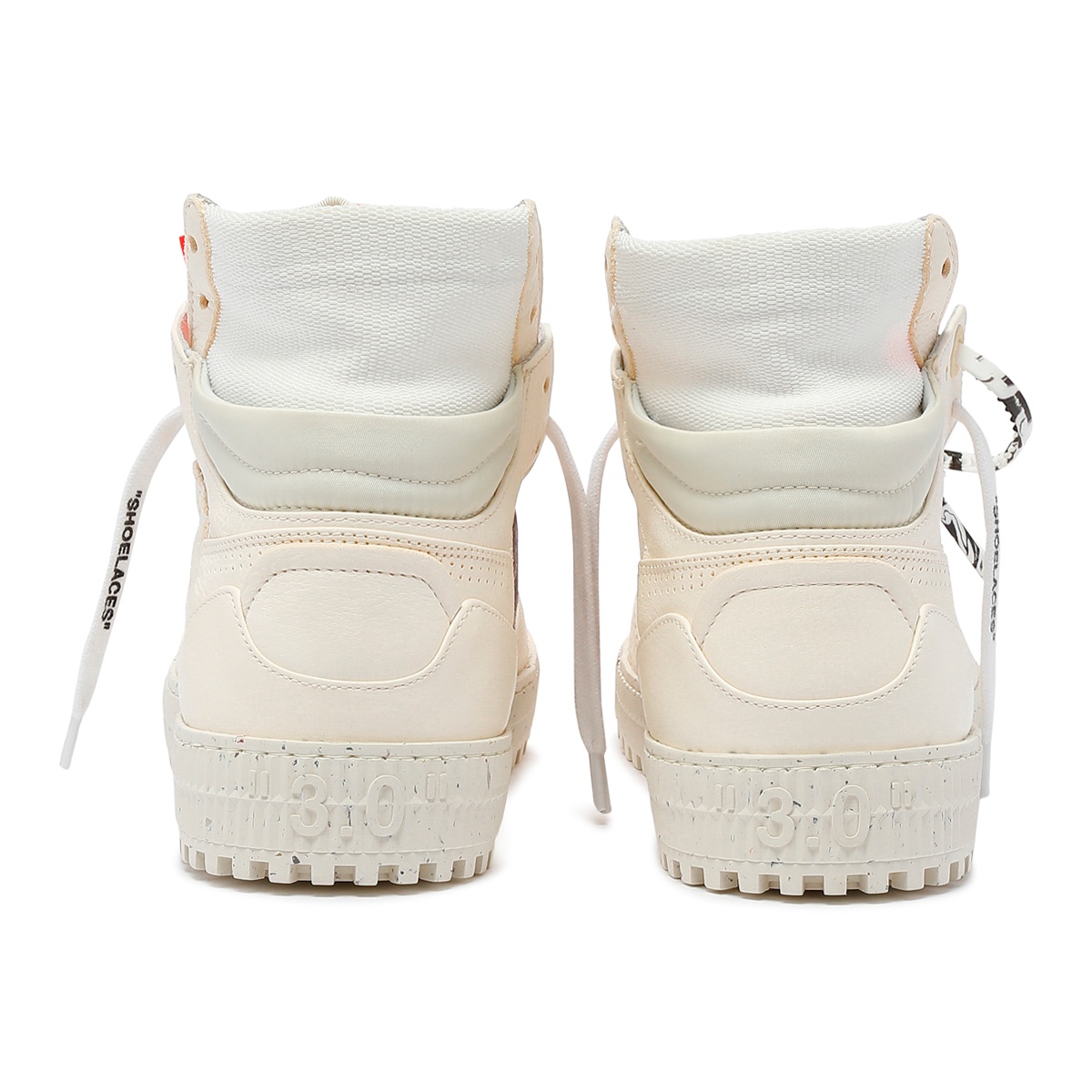 商品Off-White|高帮贴布系带帆布鞋OMIA065F21LEA001-（澳门仓发货）,价格¥4516,第2张图片详细描述