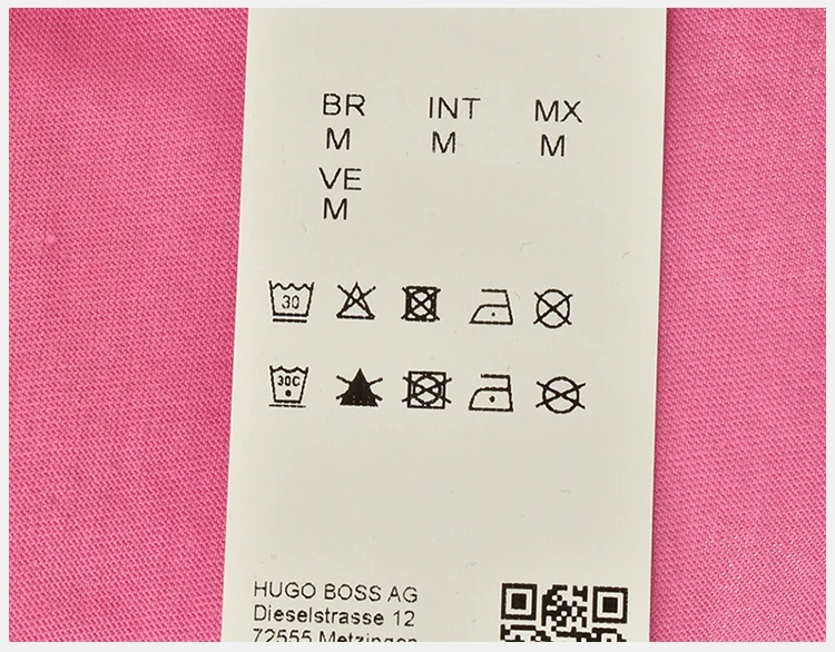 商品Hugo Boss|HUGO BOSS 玫红色男士T恤 TEEOS-171-5506-570,价格¥419,第9张图片详细描述