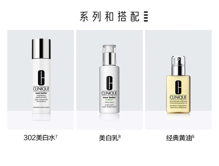 商品Clinique|【包邮装】CLINIQUE 倩碧 镭射精华淡斑多效精华露 30ml,价格¥225,第11张图片详细描述