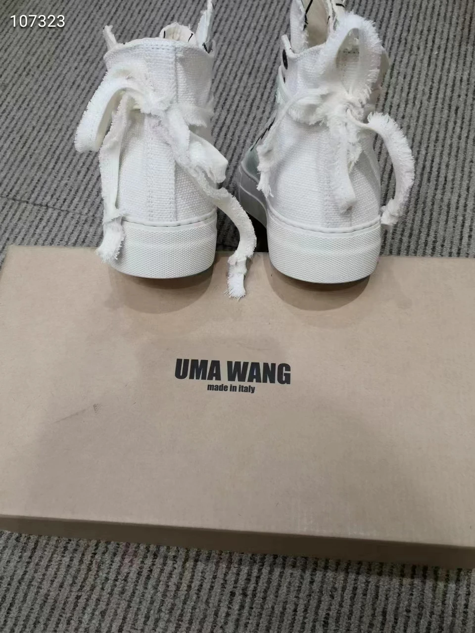 商品Uma Wang|UMA WANG 女士帆布鞋 US9911W41S2UW101,价格¥1857,第1张图片详细描述