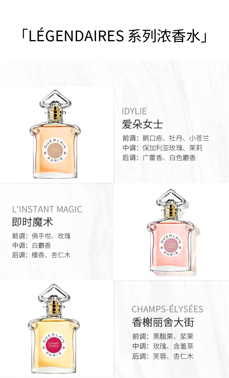 商品Guerlain|娇兰 LES LÉGENDAIRES 系列浓香水 75ml,价格¥686,第5张图片详细描述