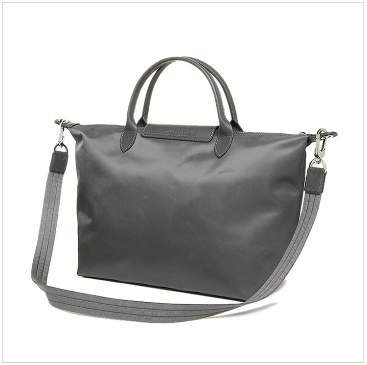 商品[国内直发] Longchamp|Longchamp 珑骧 灰色织物女士手提包 1515578112,价格¥648,第5张图片详细描述