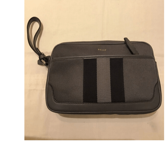 商品Bally|巴利男士手提包手拿包时尚百搭款情人节礼物 灰色CALIROS.TSP-6226284（澳门仓发货）,价格¥1922,第2张图片详细描述