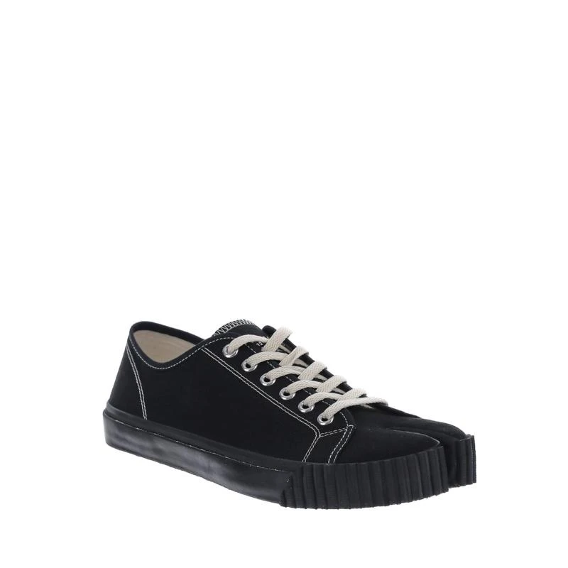 商品MAISON MARGIELA|MAISON MARGIELA 黑色男士帆布鞋 S37WS0578-P4291-T8013,价格¥2751,第2张图片详细描述