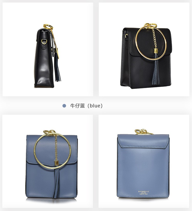 商品Piumelli|【国内直发】意大利进口Piumelli Layla流苏圆环包单肩包女包 时尚潮流款,价格¥1397,第5张图片详细描述