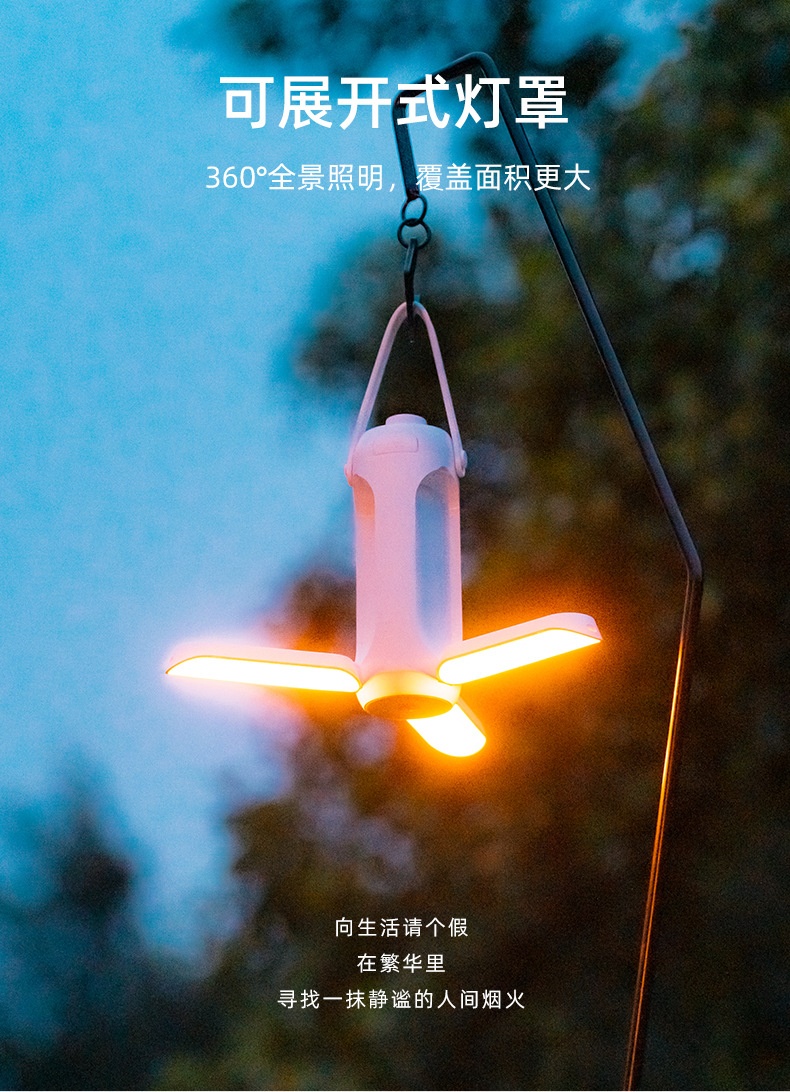 商品[国内直发] GLENVINTEN|户外露营灯 usb充电手提灯帐篷照明野营氛围折叠露营灯,价格¥332,第9张图片详细描述
