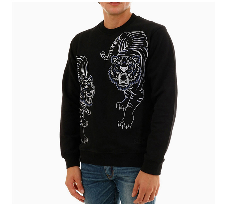 商品[国内直发] Kenzo|Kenzo 高田贤三 黑色男士时尚卫衣 F965SW0094XG-99,价格¥1750,第5张图片详细描述