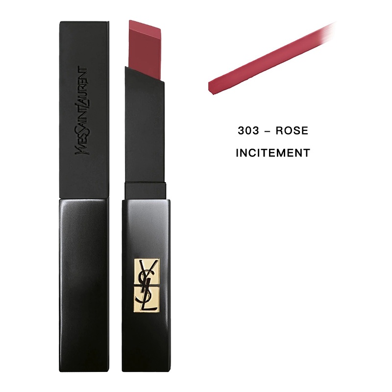 商品Yves Saint Laurent|YSL圣罗兰小黑条口红 哑光唇膏2.2g,价格¥246,第4张图片详细描述