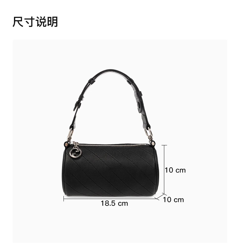 商品[国内直发] Gucci|GUCCI 黑色女士单肩包 760170-AACPY-1000,价格¥12999,第3张图片详细描述