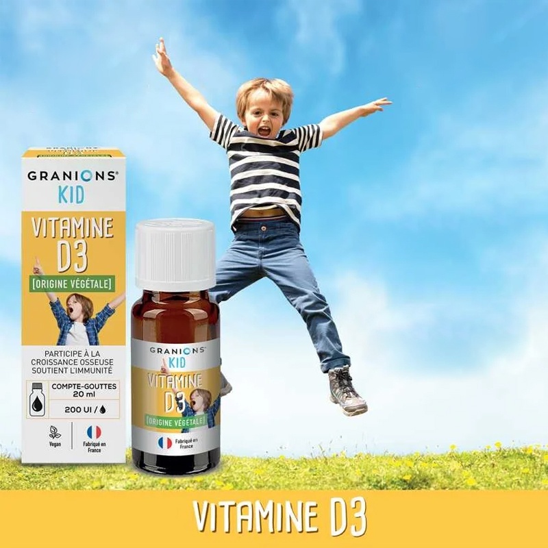 商品Granions|格兰宁宝宝维生素d3滴剂 20ml 儿童补钙吸收提高免疫,价格¥168,第3张图片详细描述