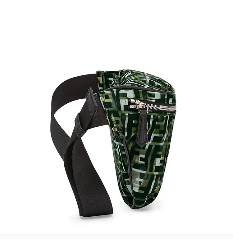 商品Fendi|Fendi 芬迪 男士绿色小牛皮腰包 7VA434-ABM8-F0X93,价格¥4370,第6张图片详细描述