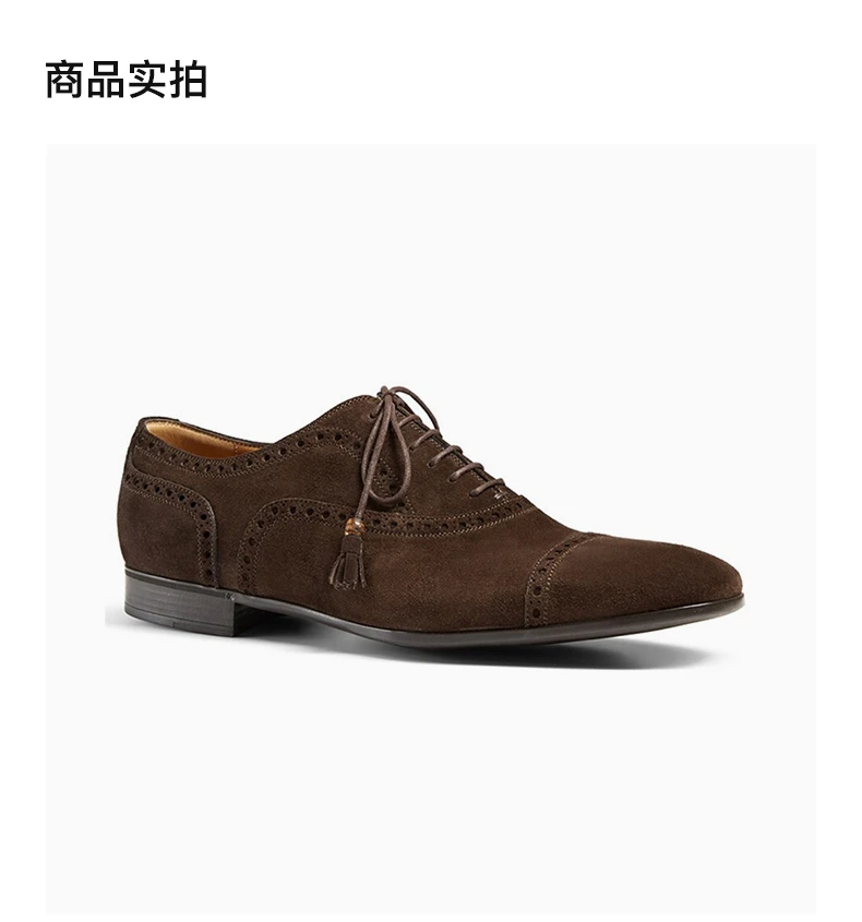 商品Gucci|GUCCI 棕色男士系带正装鞋 368440-CMA00-2140,价格¥3033,第4张图片详细描述