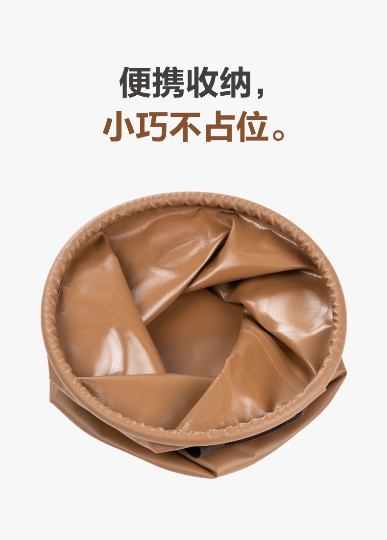 商品[国内直发] MobiGarden|旅行可折叠水盆旅游洗脸盆洗衣袋泡脚桶便携式户外露营水桶,价格¥45,第16张图片详细描述